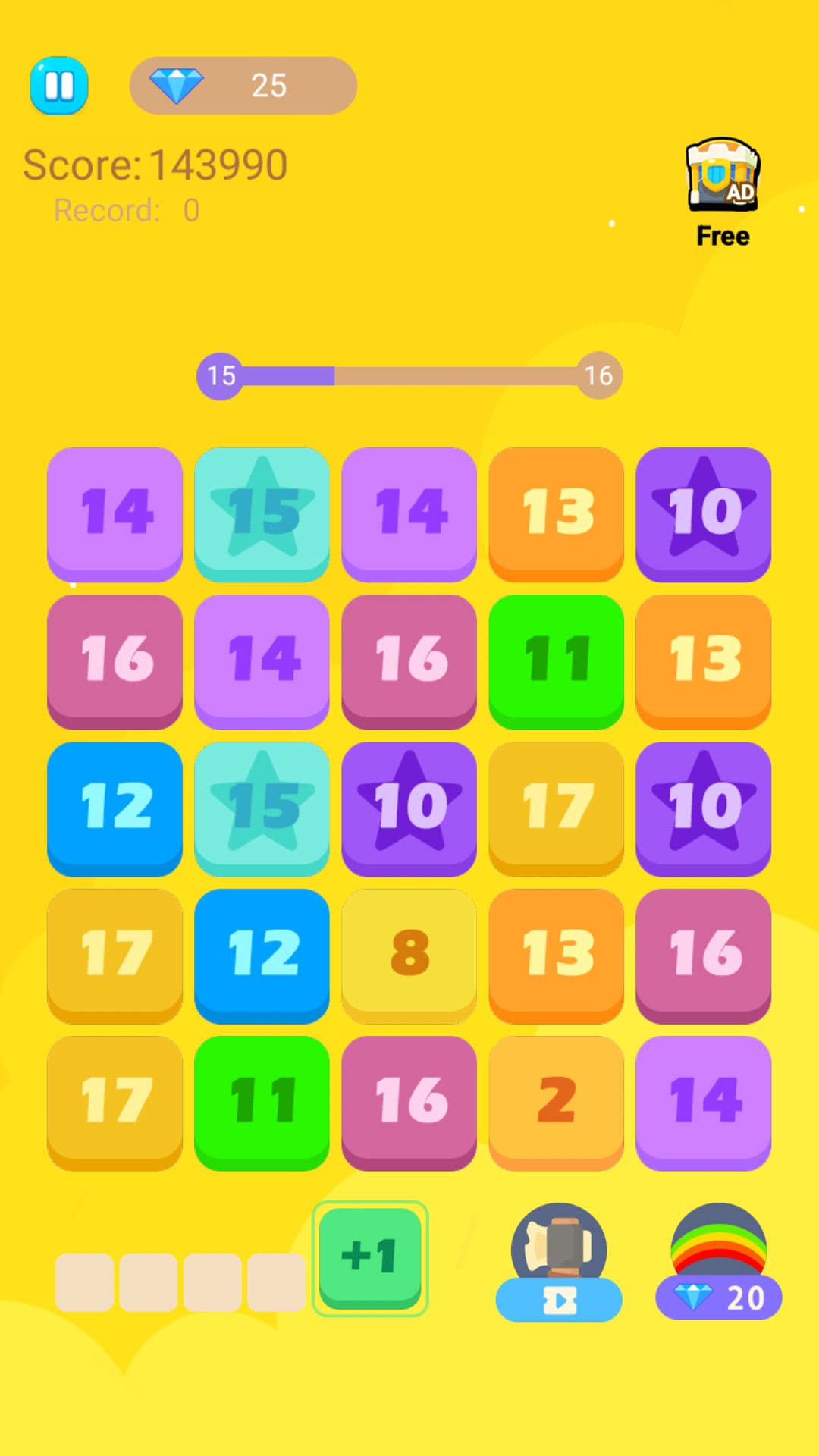 Number Block Stack Gameplay